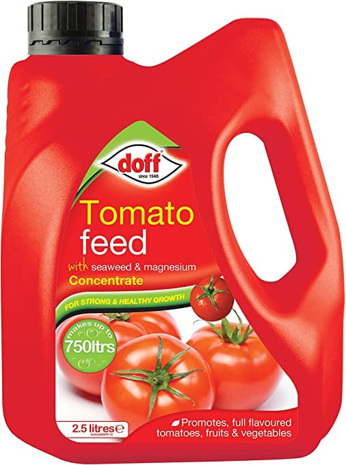 2.5L Tomato Feed Concentrate for Healthier & Tastier Tomatoes, Feed for Tomatoes Liquid Plant food fertiliser for Optimum Growth