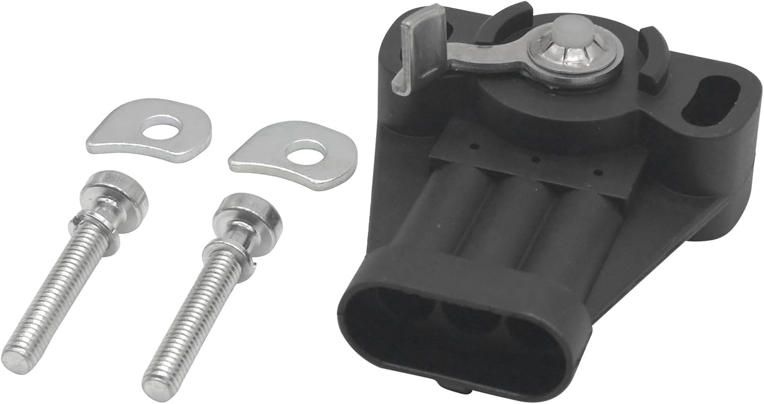 Throttle Position Sensor Compatible with Buick Compatible with Chevrolet Century Skylark Camaro Cavalier Celebrity Citation Ii Corvette Cutlass V6 V8 L4 2.5L 2.8L 5.0L 5.7L Replaces 17111606