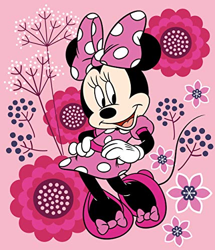Aymax - Manta Polar (140 x 110 cm), diseño de Minnie Mouse