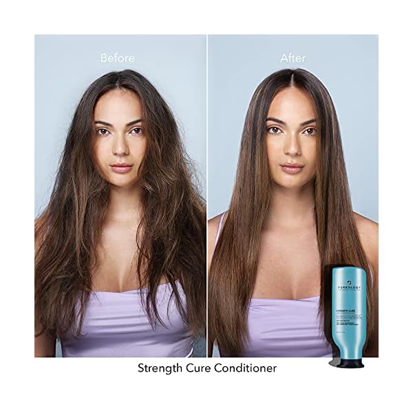 Pureology Strength Cure Strengthening Conditioner for Damaged & Color Treated Hair, 9 Fl Oz