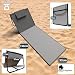 BigDean 2X Strandliege Strandstuhl klappbar leicht nur 1,3 kg Strandmatte