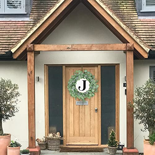 Last Name Signs For Home Eucalyptus Wreath Spring Summer Wreaths For Front Door Wreaths For All Seasons Personalized Name Farmhouse Wreaths For Indoors Outdoor #TOP7