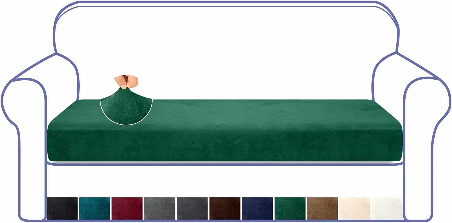 Housse de coussin de canapé en velours super doux et haut de gamme 4 places