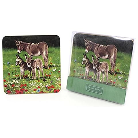 Set of 4 Donkey Coasters by Macneil Studio Cover