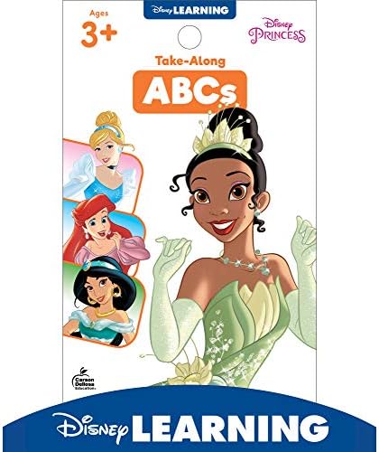 Disney Learning Princess Take-Along Tablet: ABCs—Phonics Activity Workbook for Writing and Tracing Letters, Letter and Sound Recognition, Coloring, ... Ages 3+ (64 pgs) (My Take-Along Tablet)