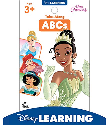 Disney Learning Princess Take-Along Tablet: ABCs—Phonics Activity Workbook for Writing and Tracing Letters, Letter and Sound Recognition, Coloring, ... Ages 3+ (64 pgs) (My Take-Along Tablet)