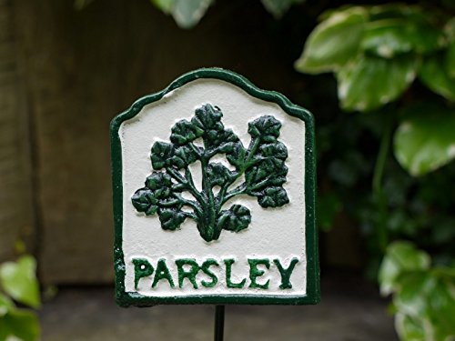 Brown & Ginger Colourful Hand-Painted Garden Herb Signs - Six Herb Styles Available (Parsley)