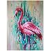 DIY 5D Diamond Painting Kits for Adults Crystal Rhinestone Embroidery Pictures Arts Craft for Home Wall Decor Full Drill 16x12" (Flamingo)