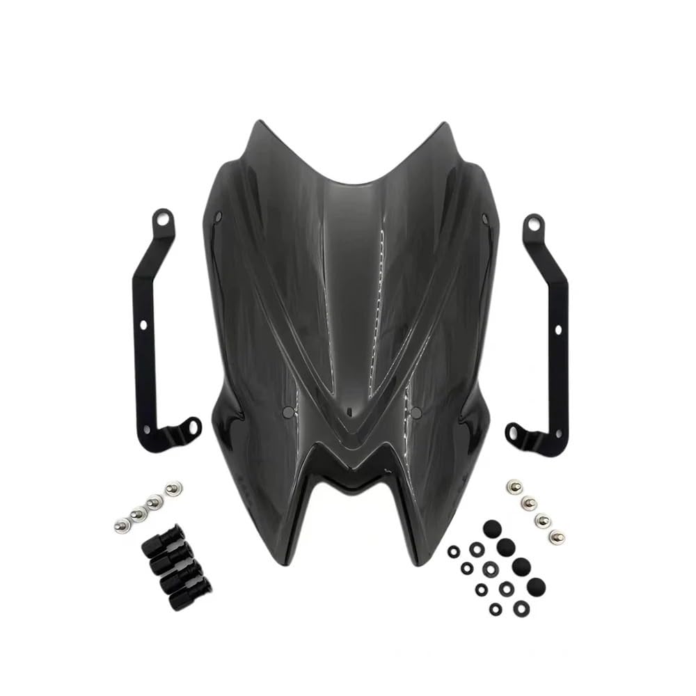 Pare-brise Z900 noir gris visière sport saute-vent moto 2020-2024