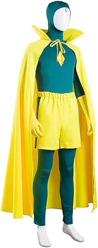 Miniatura 3 de CAFELE Disfraz de Wanda Maximoff de lujo, disfraz de superhéroe de Wandavision para juego de rol, disfraz de Halloween, carnaval, talla para adulto