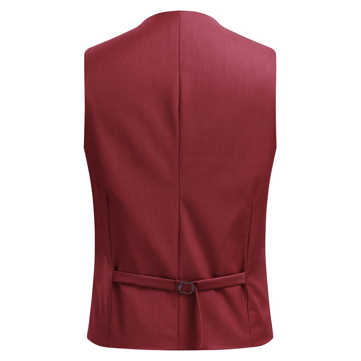 Allthemen Gilet da Uomo Gilet da Abito Doppiopetto Gilet da Uomo Western con Scollo Rotondo per Affari