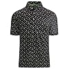 Mens Golf Shirts Short Sleeve Moisture Wicking Dry Fit Performance Athletic Polo Shirt