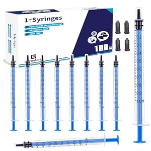 Gufastore 1 ml Spritzen, 100 Stück