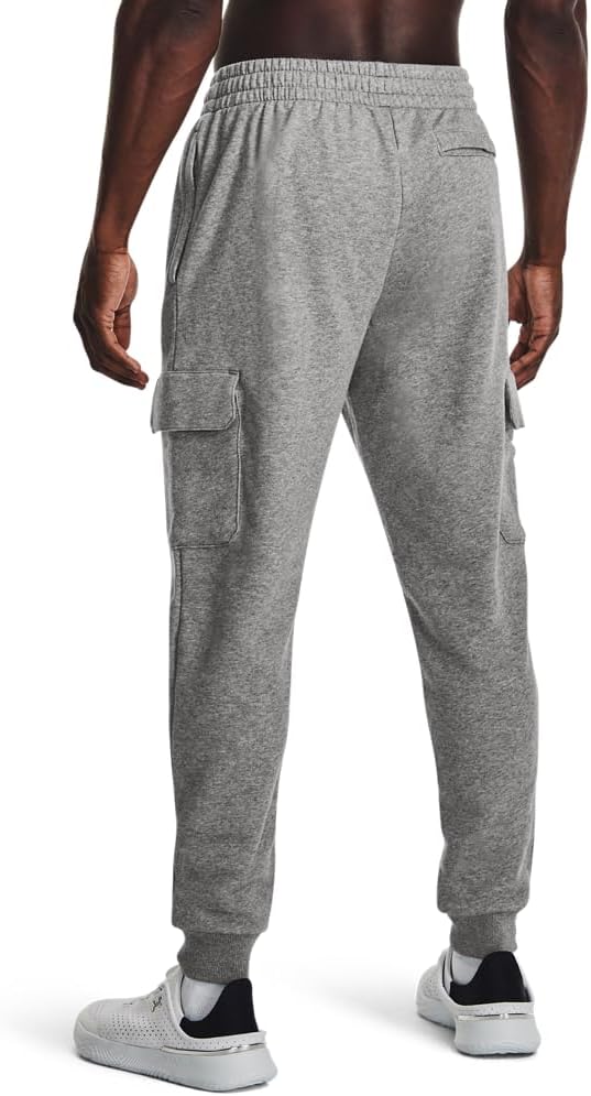 Under Armour Mens Rival Fleece Cargo Jogger - Image 6