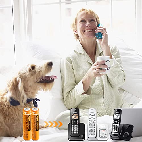 Ni-Mh Aaa Rechargeable Battery 1.2V 550Mah 8-Pack Hhr-55Aaabu Aaa Batteries For Panasonic Cordless Phones, Remote Controls, Electronics #TOP6