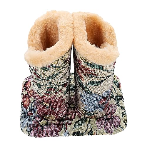 Porte-lunettes doublé en peluche avec base magnétique et double présentoir de protection