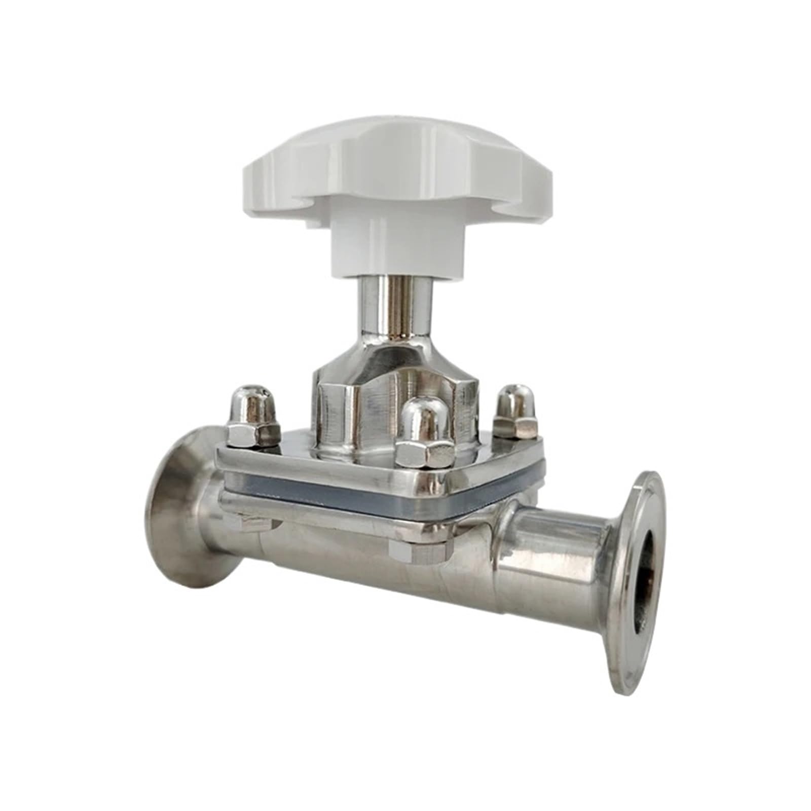 Sahul One Color Dn15-Dn50 & 1.5"-2" Tri Clamp Ss316l Sanitary Diaphragm Valve - Brewery, Dairy & Pharmaceutical Grade(19Mm X Ferrule 50.5)