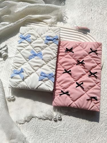 Pochette de livre A5 bouffante et carnet de notes étanche rose