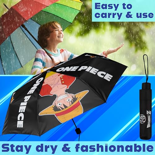 Image of Get Trend Super Mario One Piece Hello Kitty Kids Windproof Travel Umbrella