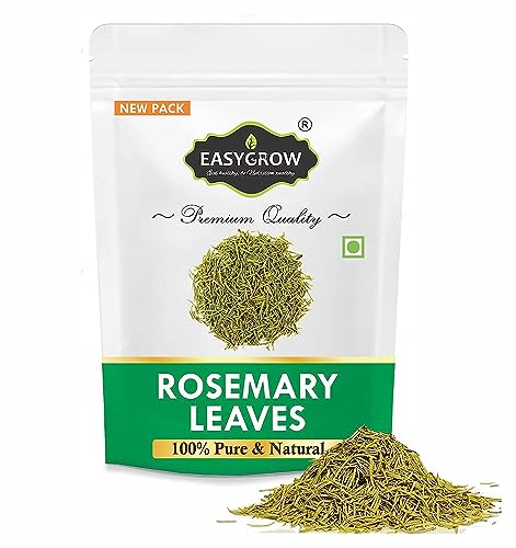 Image of Easygrow Rosemary Leaves Dried - 100 gm, For Hair Growth 100% Natural, Rosemary Tea Herb (100 gm)