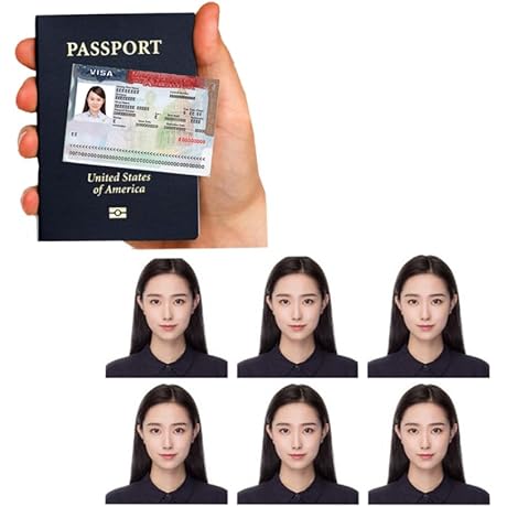 SaluDaby 2x2 Passport Photo Prints: Pack of 6