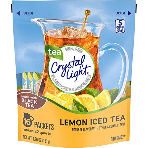 Crystal Light Iced Tea Drink Mix - Lemon - 4.26 Oz - 16 Ct - 2 Pk #TOP1