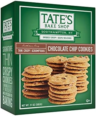 Durx-litecrete Tate's Bake Shop Chocolate Chip Cookies, Family Size 1 Pack (21 oz)