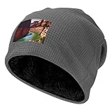 bndga Grand Canyon - Gorro unisex con estampado de gofre, suave, cálido, para interiores y exteriores, senderismo, esquí, viajes, gris, Talla única
