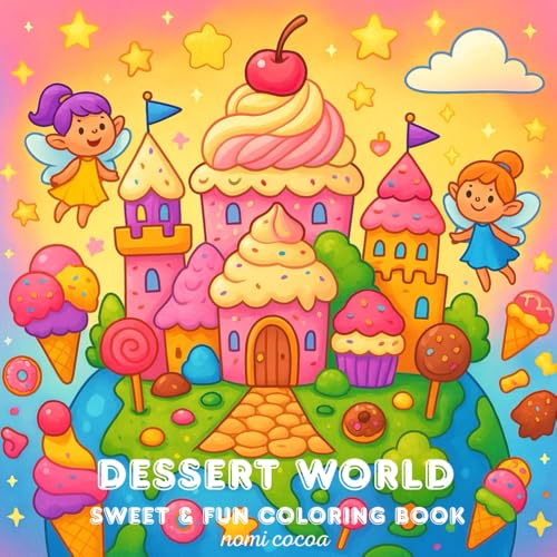 Dessert world: Sweet & Fun coloring book