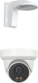 UNILOOK 4MP PoE Camera, Turret Security PoE IP Camera Outdoor Indoor Wired, Dome/Turret PoE Camera Mounting Bracket
