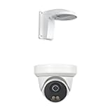UNILOOK 4MP PoE Camera, Turret Security PoE IP Camera Outdoor Indoor Wired, Dome/Turret PoE Camera Mounting Bracket