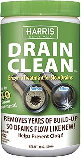Harris Eco-Friendly Enzyme Drain Cleaner and Clog Remover, 40 Treatments