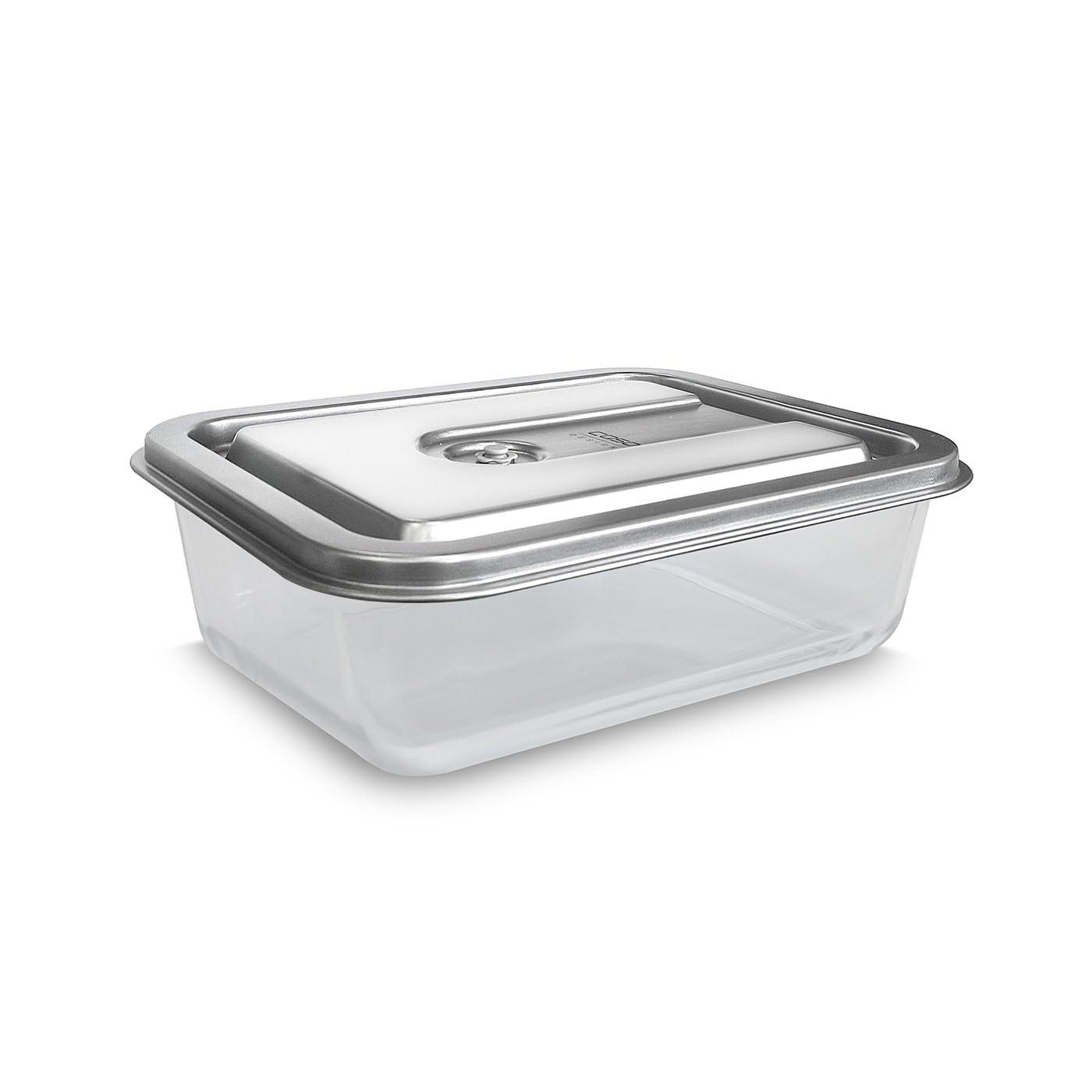 Caso VacuBoxx Inox XL 4.5 - Contenitore per alimenti sensibili alla pressione e liquidi, senza BPA, lavabile in lavastoviglie, congelatore