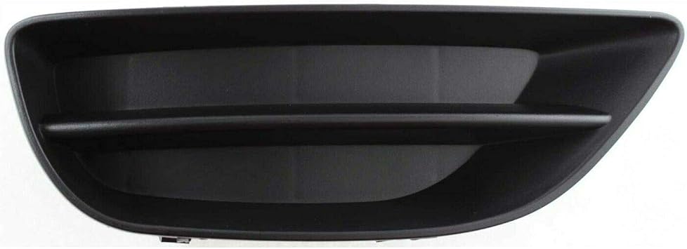 DAT AUTO PARTS Front Right Passenger Side Fog Light Cover Trim Fits 2001-2002 Toyota Corolla CE LE S XRS sedan sedans, Black Smooth Plastic, Replaces TO1039102, 5212702020