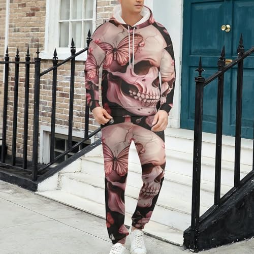 Survêtement squelette champignon pour homme ensemble de jogging décontracté