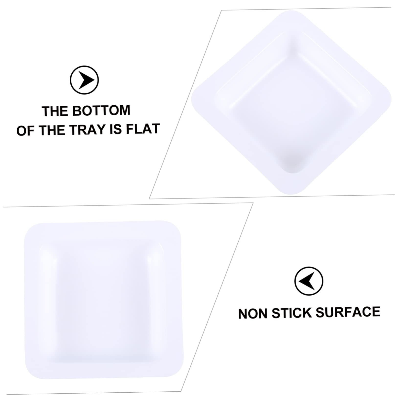 COSMEVIVI 2sets Weighing Dish Weighing Tray Weigh Boat for Accurate Measurement 50pcs*2