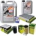 Produktbild QR-PARTS 69356354 Filter Set Inspektionspaket 6 Liter Motoröl Top Tec 4200 5W-30 MANN-FILTER Innenraumfilter Kraftstofffilter Luftfilter Ölfilter