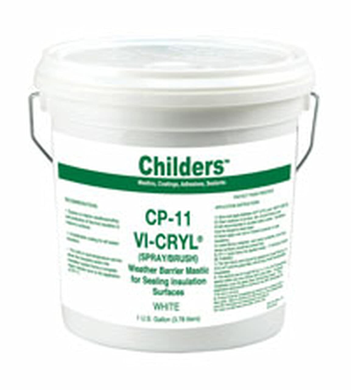 Childers VI-CRYL CP-11 Mastic (1 Gallon Pail) White