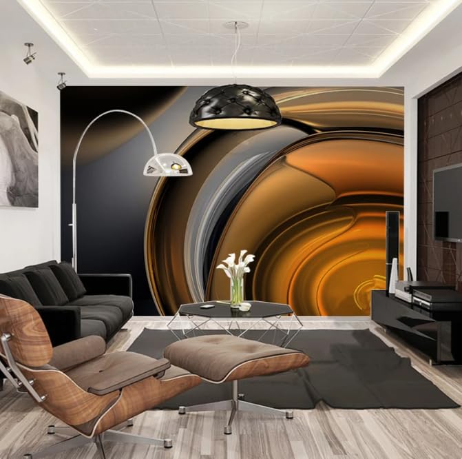 Papier peint mural art moderne 3D salon style européen rétro 250x175cm