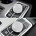 PIFOOG Grand Cherokee Accessories for Jeep 2011 - 2022 Bling 4WD Control Knob Cover Decals Center Console Button Cover Car Interior Decoration Trims Crystal 1PC