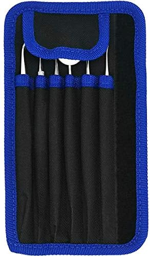 MOTYYA Dental Cleaning Tools 6 Pack, Professional Dental Hygiene Kit teeth tool set for Home Use stainless steel Mouth Mirror Tweezers Dental Picks Oral Care set to Remover Tartar, tooth scraper - 2