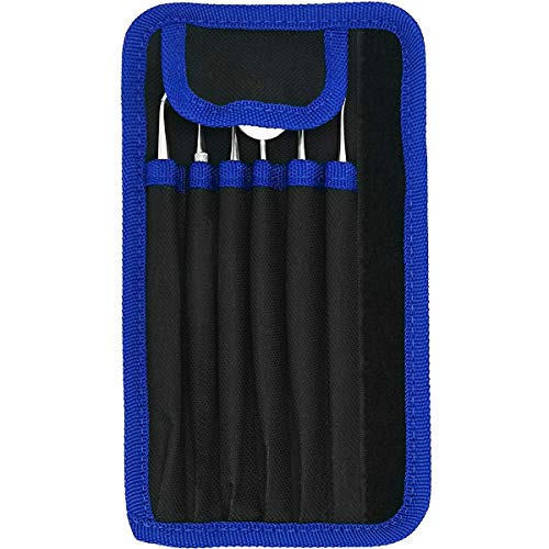 Motyya Dental Cleaning Tools 6 Pack, Professional Dental Hygiene Kit Teeth Tool Set For Home Use Stainless Steel Mouth Mirror Tweezers Dental Picks Oral Care Set To Remover Tartar, Tooth Scraper #TOP2