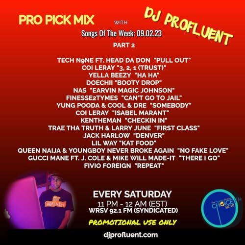 Clean Hip Hop_Mix Vol 35-9-02-2023_Part 2 [New Music By Coi Leray, Tech N9NE, Yella Beezy, Lil Wayne, Finesses2tymes and more]