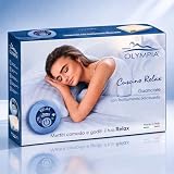OLYMPIA Cuscino Relax MediaWorld Dispositivo Sanitario Magnetoterapia Alta Frequenza Cuscino Terapeutico Testa Cervicale Collo Terapia Antinfiammatoria Rilassante Federa Argento Antibatterica