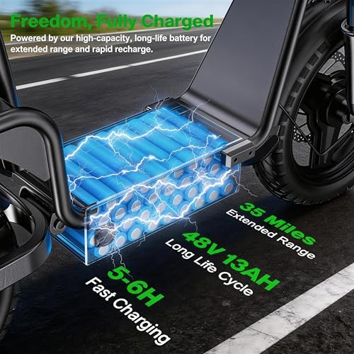 Electric Scooter Adults, 1300W Peak Motor, Electric Scooter