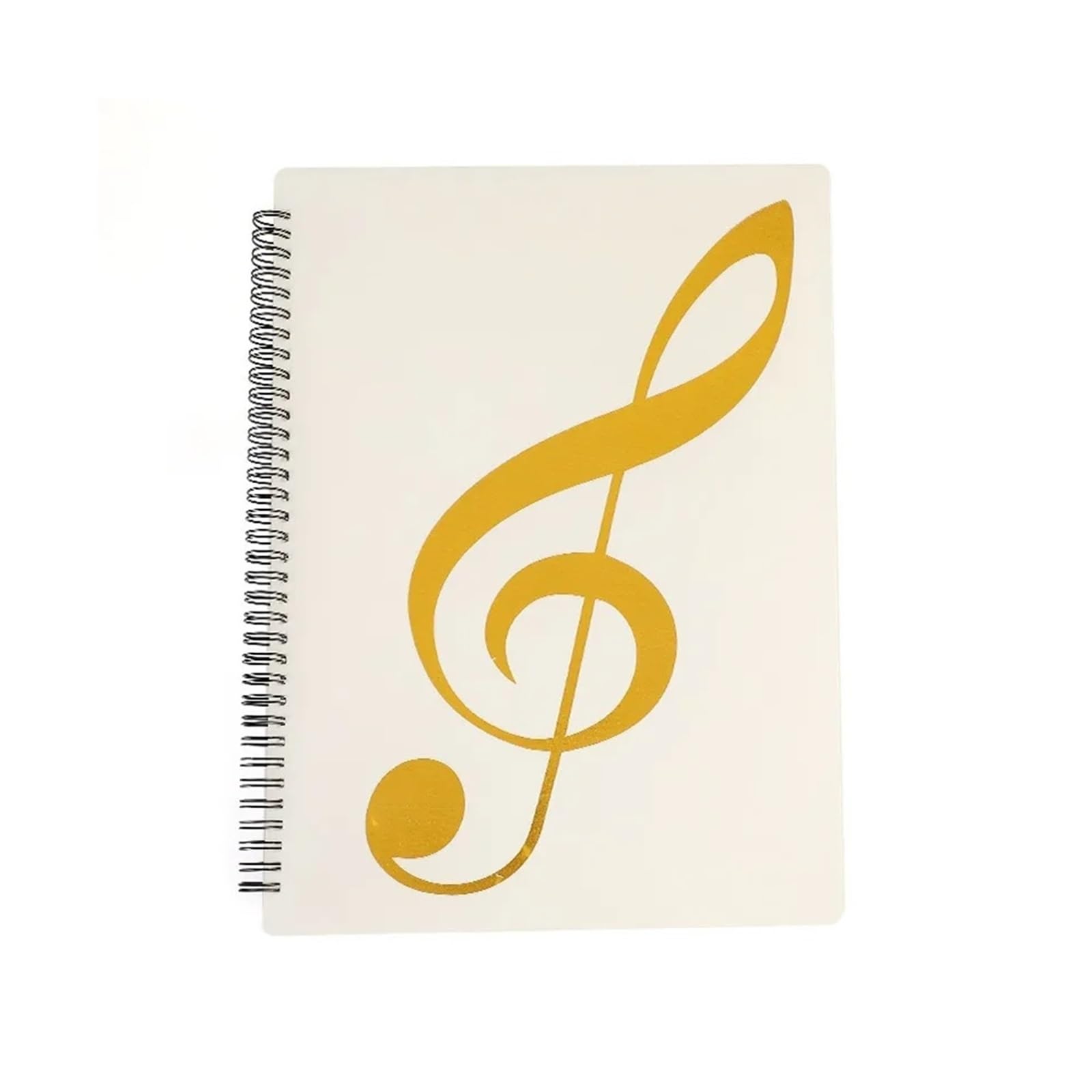 Carpeta partituras Carpeta de Partituras, for Músicos, Banda, Tamaño Carta A4, Fundas 30/60, Doble Cara o Escritura en Páginas Expuestas(White20 pages)