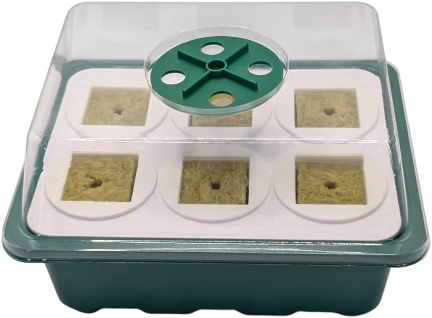 Grow Cubes for Hydroponic System/Grow Cubes Compatible with Gardyn (Seed Starter Nursery + w/Rockwool)