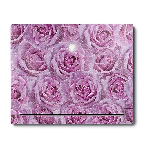 Image of MightySkins Glossy Glitter Skin Compatible with Alienware X16 R1 (2023) Full Wrap Kit - Box of Roses | Protective, Durable High-Gloss Glitter Finish | Easy to Apply & Change Styles | Made in The USA
