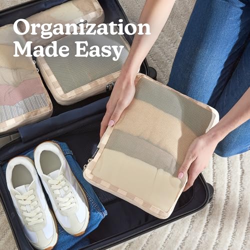Vandel Space-Saving Compression Packing Cubes for Women, Men, Compressible Carry On Suit Case Organizer Luggage Packing Cubes for Travel Organizer Bags for Luggage and Backpacks, Suitcase Cube4