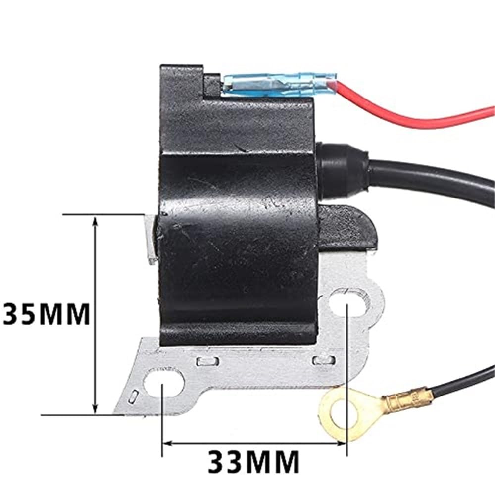 Bobina de Encendido for Motor de desbrozadora de césped 139, Piezas de desbrozadora de Gasolina, Motor de 4 Tiempos, Piezas de cortacésped, Herramientas de jardinería